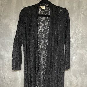 Plus Size - Lace Kimono